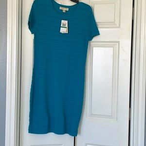Micheal Kors Turquoise Sweater Dress